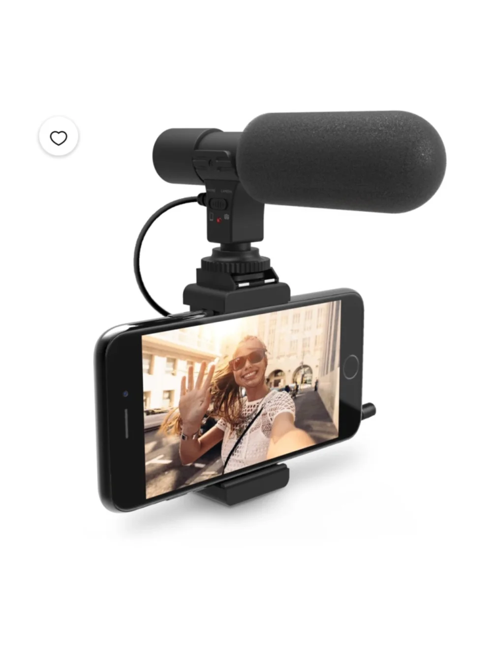 NEW Bower HD Microphone Kit for Smartphones, One Size, Black and Grey